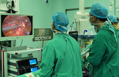 [General Surgery Laparoscopy] 4K ultra-high definition laparoscopic pancreaticojejunostomy